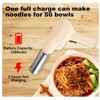 Electric Pasta Maker Machine, Cordless Noodle Maker with 5 Shape