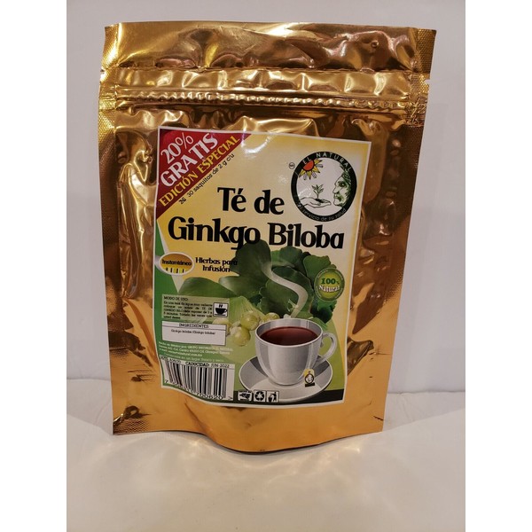 GINKGO BILOBA TEA/ TE  Bags/ sobres 100% Natural 