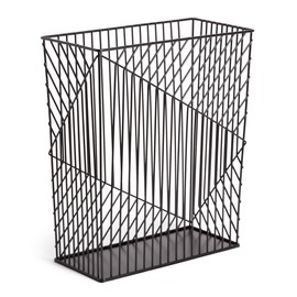 U Brands Vena Trash Can - Black