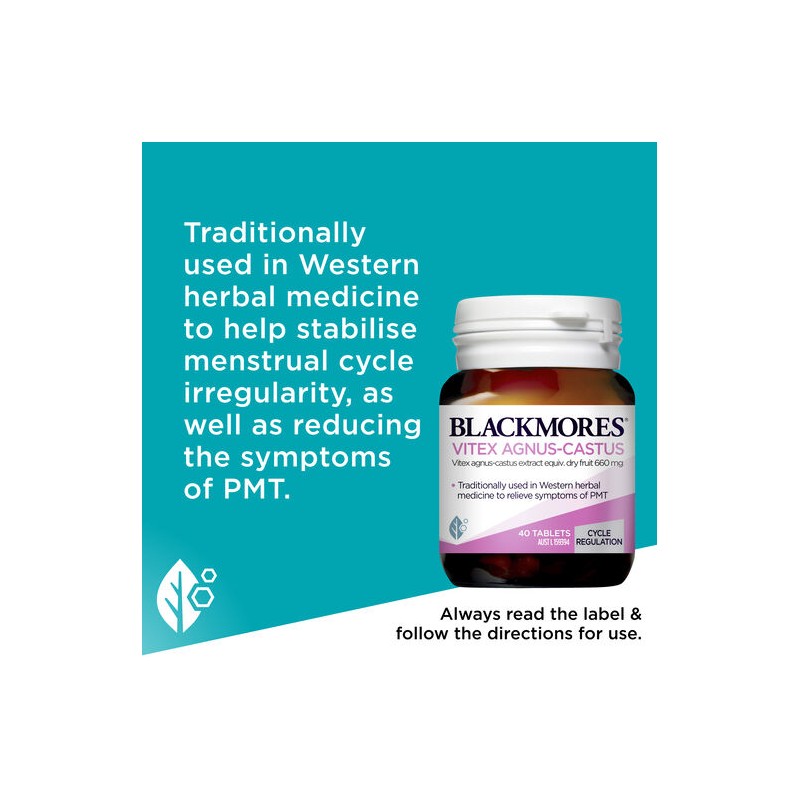 Blackmores Vitex Angus Castus 40 Tablets