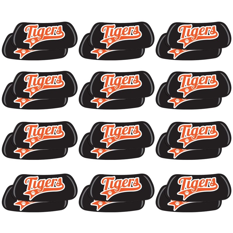 Anderson's Orange Tigers and Paw EyeBlacks, 12 Pairs per Package,