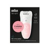 Silk-epil Epilators by Braun Silk-epil 5-516 Wet & Dry Epilator with High Frequency Massage Cap