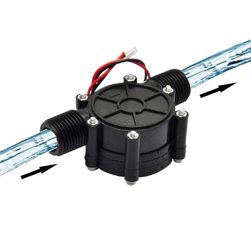Beduan Micro Water Turbine Generator Hydroelectric Power G1/2" Male Thread