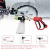 Foam Cannon Dual-Connector Accessory, Stainless Steel Pressure Washer Double Tip