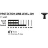 Donic-Schildkröt S500 Protection Line Table Tennis Bat, with Protection against
