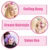 WILLBOND 4 Pcs Long Hair Rollers for Bangs Aluminum Core
