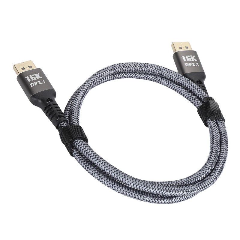DisplayPort 2.1 Cable 16K 30Hz 40Gbps 3D Dynamic HDR Male