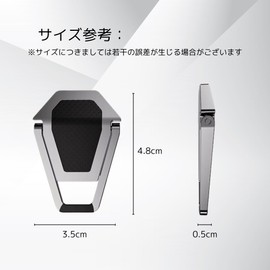 NASSIA 2-Piece Laptop Stand, Cooling, Stick-on Type, PC Stand, Lightweight, Portable, Heat Dissipation, Anti-Slip