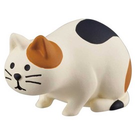 Deco Concombre Cat Mascot, Cat Observation Cat, Approx. 1.1 x 1.9 x 1.1 inches (28 x 48 x 27 mm), Unit (mm)