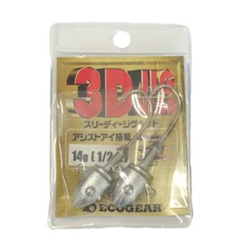 マルキュー(MARUKYU) エコギア(Ecogear) 3Dジグヘッド 14g 1/2OZ 5339