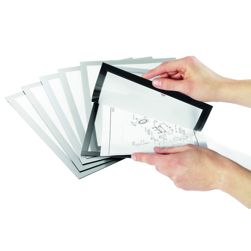 Durable Magnetic DURAFRAME Plus Document Sign Holder, Letter-Size 8-1/2" x