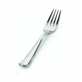 Fineline Settings Cutlery-Bulk Forks, Silver 600 Pieces