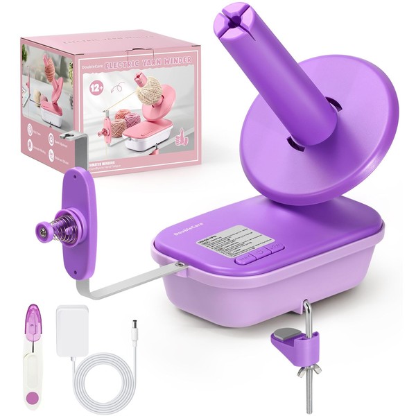 Electric Yarn Winder for Crocheting High Speed, Upgrade Three Gears