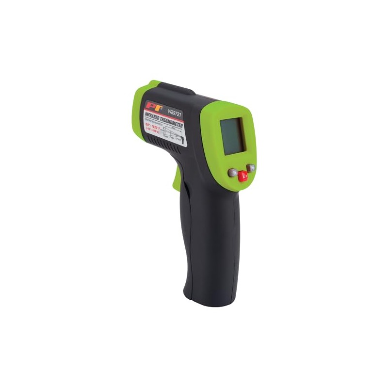 Performance Tool W89721 Non-Contact Digital Laser Infrared Thermometer, Orange and