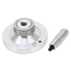 Lathe Handwheel 80mm Aluminum Alloy Hand Wheel with Crank Handle