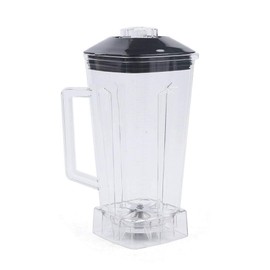 Household Grade Blender Mixer 2L Transparent Container Juicer Smoothie Blender for Shakes Smoothies Food Prep for Kitchen, 110 V (Black)