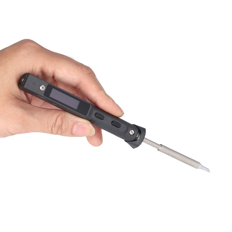 MINIWARE Electric Soldering Iron Kit ABS Intelligent Mini Temperature Adjustable