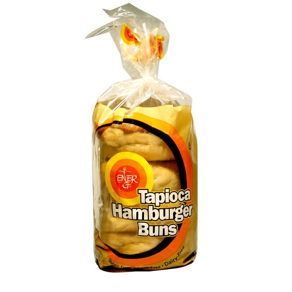 Ener-G Foods Tapioca Hamburger Buns, 7.76-Ounce Units (Pack of 6)