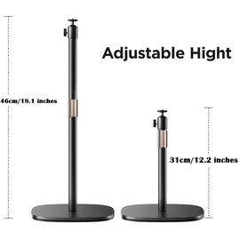 Heavy-Duty Webcam Stand, 18-inch Tabletop Webcam Tripod Holder Compatible with OBSBOT Tiny 2/ Tiny 1080P Webcams