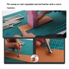 PANSHIYON Leather Stamps,Professional Leather Background Stamping Tools for Craft Working