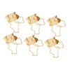 100Pcs Binder Clips Hollow Penguin Shape Sturdy Metal Small Binder