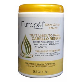 Nutrapel Tratamiento Para Cabello Reseco Con Keratina  Nutrapel 1kg