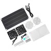 Solar Powered Fan 10W 6V Portable Monocrystalline Silicon PET Laminated