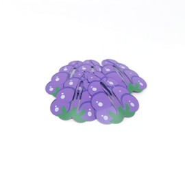 5PCS Grapes Snap Hair Clips for Women Girls Cute Hairpins Metal Barrettes Hair Accessories