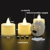 Velas LED Sin llama, 24PCS Velas de Té Led Velas