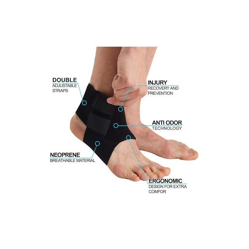 ATEK Ankle Support Brace, Ankle Stabilizer, Compression Ankle Sleeve,