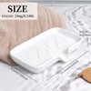 ANTIS'S HOME Ceramic Soap Dish with Drainage, Self-Draining Soap Holder