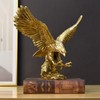 Hosoncovy Eagle Figurine Ornament Resin Eagle Sculpture Eagle Statue Eagle