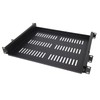 kenable 1U Telescopic Rack Mount Sliding Draw Shelf for 19