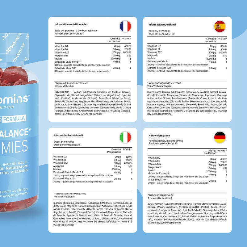 novomins Novomins Estro Gummies C Womens Multivitamins - with Vitamin