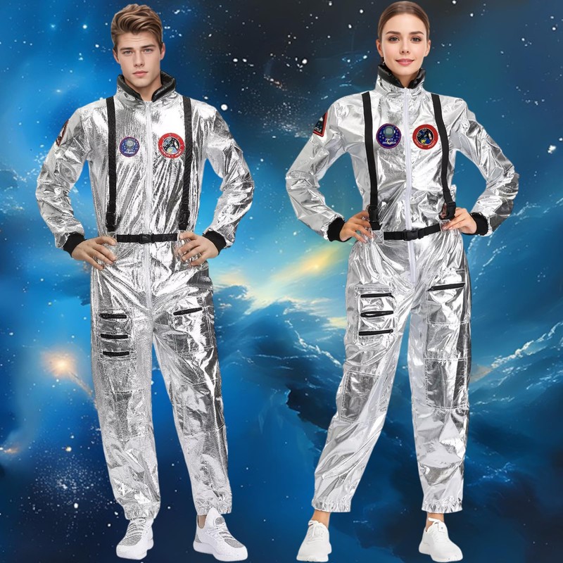 Raveparty Astronaut Costume, Space Costume for Children, Adults, Carnival Costume