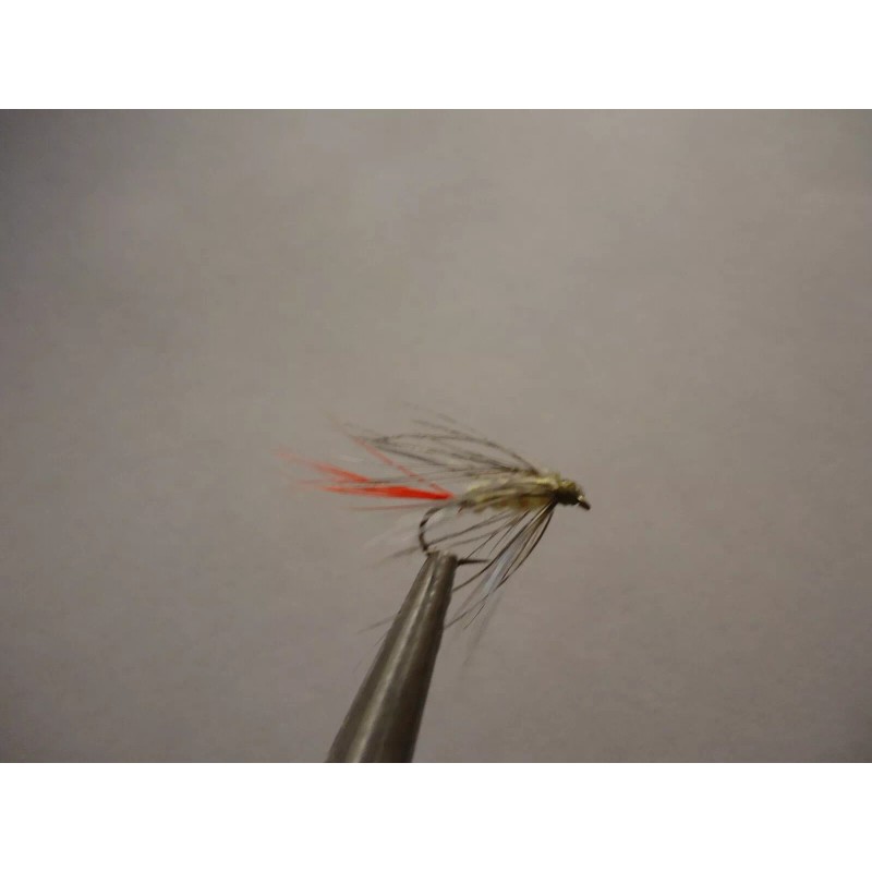 Unbranded Soft Hackle Gray and Yellow Size 14