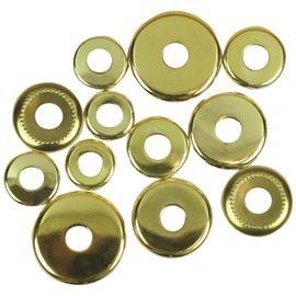 Jandorf 60140 Check Rings Assorted 1/8 IP Slip, Brass Finish (Pack of 12)