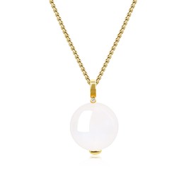 COAI Gemstone Ball Pendant, Moonstone, Moonstone