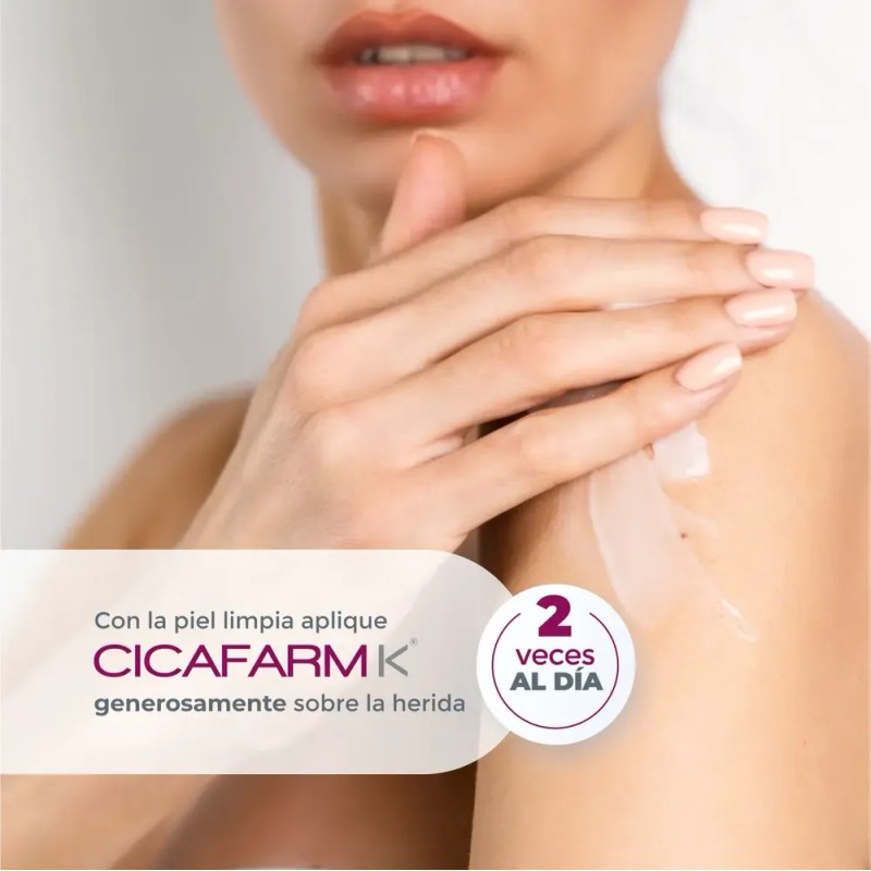 Crema Cicatrizante Heridas Recientes Cicafarm K 30g Centella