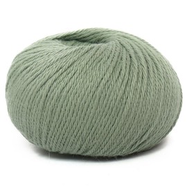 100% Baby Alpaca Yarn Wool Set of 3 Skeins DK Weight - Made in Peru - Heavenly Soft and Perfect for Knitting and Crocheting (Sage Green, DK)