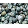 1/2 LB Moss Agate Tumbled Stones, Polished Natural Moss Agate