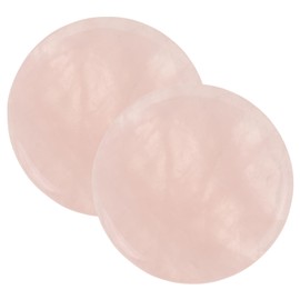Minkissy 2pcs Jade Lash Extension Pallet Pad Round Gasket for Eyelash Application Keeps Lashes Fresh for Professional and Diy Use Pink