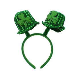 Zac's Alter Ego Sequin Irish St Patrick's Day Leprechaun Hat Head Bopper