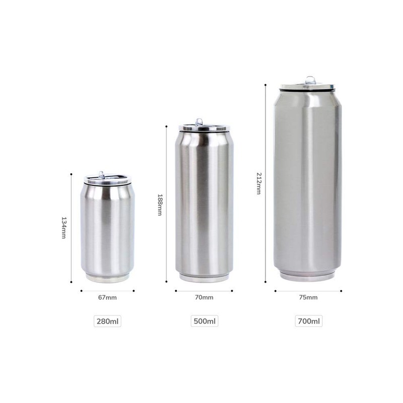 YOKO DESIGN 1320 Stainless Steel Beverage Flask 14 cm Silver
