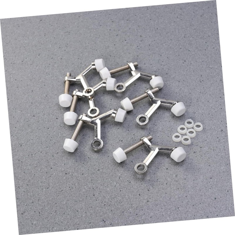 VILLFUL Door Stopper Hinge Pin 6 Pack Rubber Door Stops