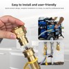 12FT 1/2" ID Natural Gas Hose with Quick Connect Fittings