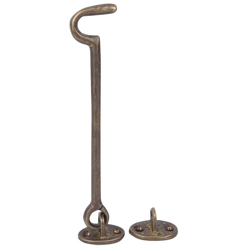 Stainless Steel Cabin Hook, Antique Brass Latch for Sliding Doors,