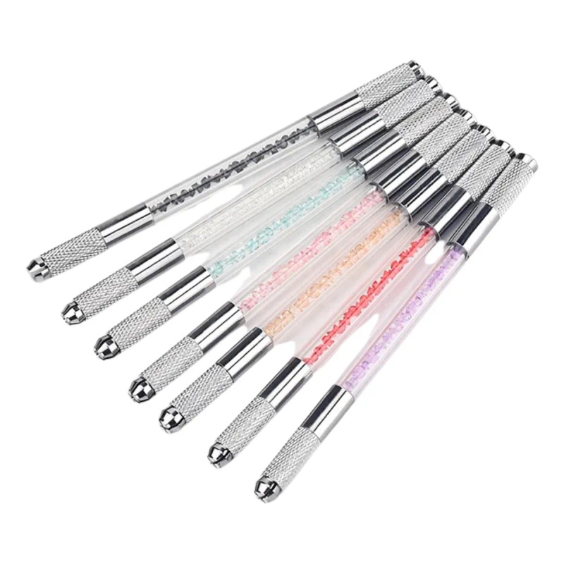 3 Inductor Doble Cabezal Pluma Microblading Cejas Profesiona