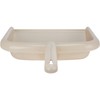 SPARTA Large Handheld Dustpan with Hanging Hole, Heavy-Duty Plastic Dustpan