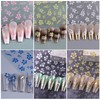 Flower Summer Stickers for Nails 10 PCS Tropical Hibiscus Nail
